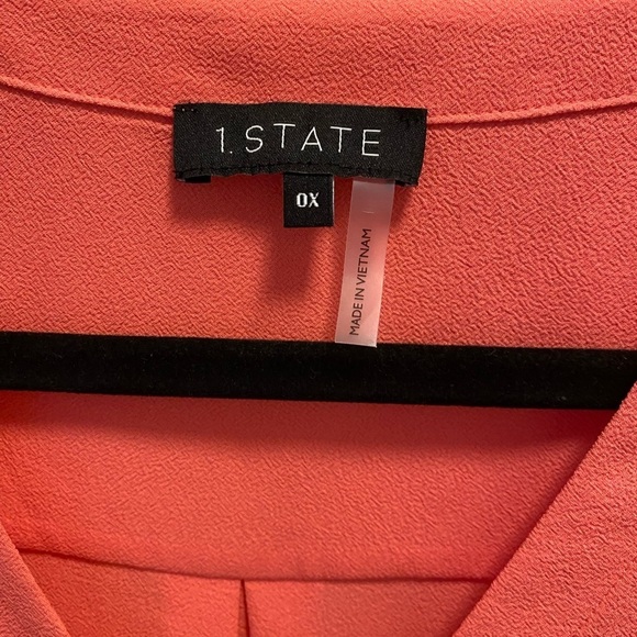 1. State Pink Breezy Plus Size Blouse - Picture 6 of 8